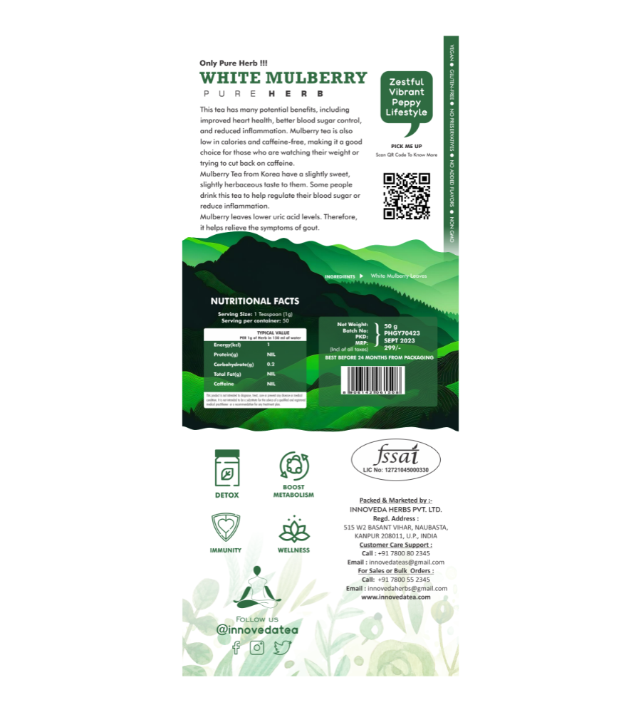 Innoveda White Mulberry Leaf Tea